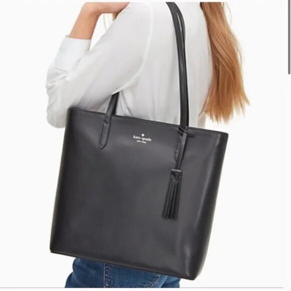 Kate Spade New York Jana Black Tote Bag - Picture 3 of 16